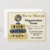 引っ越しましたはがき ポストカード (正面/裏面)