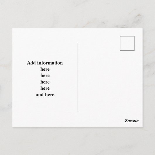 引っ越しましたはがき ポストカード (裏面)