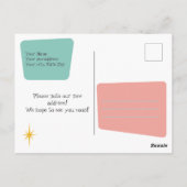 引っ越しましたはがき ポストカード (裏面)