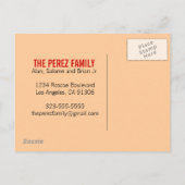 引っ越しましたはがき 案内ポストカード (裏面)