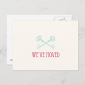 引っ越しましたはがき 案内ポストカード (正面/裏面)