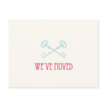引っ越しましたはがき