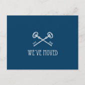 引っ越しましたはがき 案内ポストカード (正面)