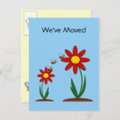 引っ越しましたはがき 案内ポストカード (正面/裏面)