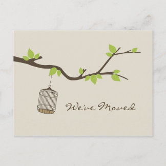 引っ越しましたはがき 案内ポストカード