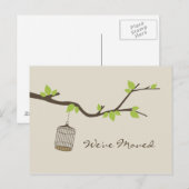 引っ越しましたはがき 案内ポストカード (正面/裏面)