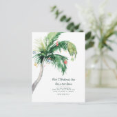 引っ越しましたはクリスマスの移動 案内ポストカード (スタンド正面)