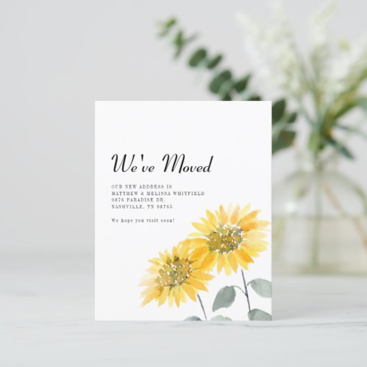 引っ越しましたひまわり移動告知 (スタンド正面)