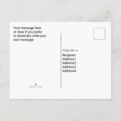 引っ越しましたも猫も来だ。変更されたアドレス 案内ポストカード (裏面)