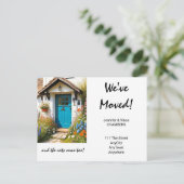 引っ越しましたも猫も来だ。変更されたアドレス 案内ポストカード (スタンド正面)