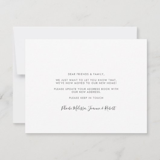 引っ越しましたアドレスの移動のお知らせ (裏面)