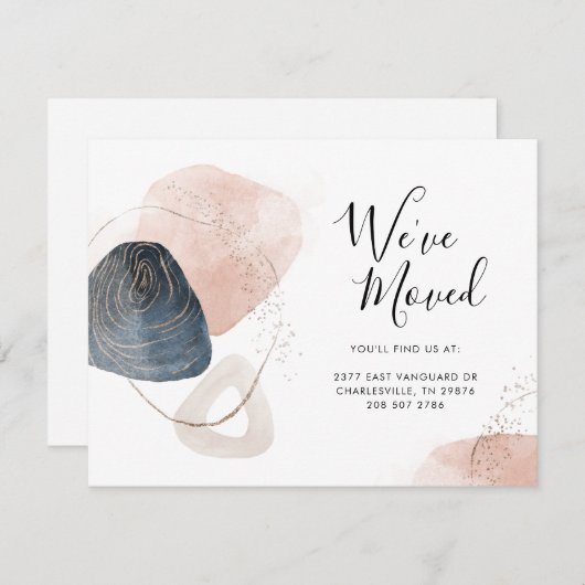 引っ越しましたアドレスの移動のお知らせ (正面/裏面)