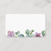 引っ越しましたアドレスEucalyptusの移動発表 名刺 (裏面)