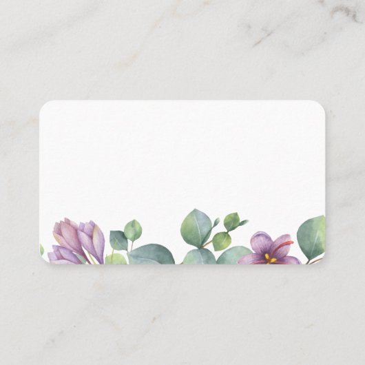 引っ越しましたアドレスEucalyptusの移動発表 名刺 (裏面)