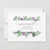 引っ越しましたアドレスEucalyptus Greenery Moving (正面)