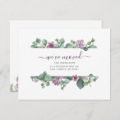 引っ越しましたアドレスEucalyptus Greenery Moving (正面/裏面)