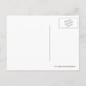 引っ越しましたアパートメント建物引越アナウンス 案内ポストカード (裏面)