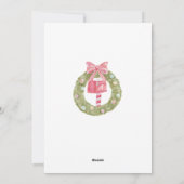 引っ越しましたウアホームスイートホームジンガーブレッドハウス シーズンカード (裏面)