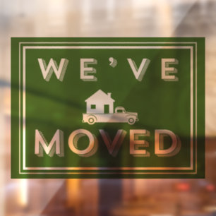 引っ越しましたウィンドウの固定 ウィンドウサイン