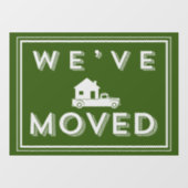 引っ越しましたウィンドウの固定 ウィンドウサイン (シート)