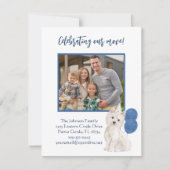 引っ越しましたウェスティーファミリーフォトバジェット 案内状 (正面)