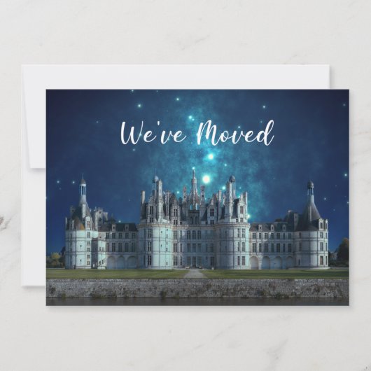 引っ越しましたエレガントニューホームキャッスルアットナイト 案内状 (正面)