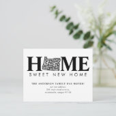 引っ越しましたオレゴン州スウィートニューホームムービング 案内ポストカード (スタンド正面)