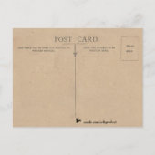 引っ越しましたオールドデクリピットバーンヴィンテージ写真 案内ポストカード (裏面)
