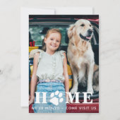 引っ越しましたカスタムドッグムービング 案内状 (正面)