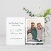 引っ越しましたカスタム写真モダンの新しいアドレス 案内状 (スタンド正面)