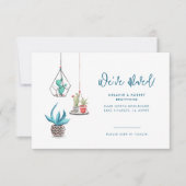 引っ越しましたカップルの動く発表 ノートカード (正面)