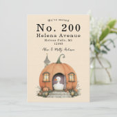 引っ越しましたカボチャの羽 案内状 (スタンド正面)