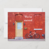 引っ越しましたカモダンウトレッドハウス自転車 案内状 (正面)