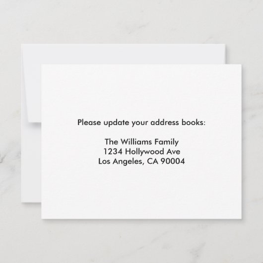 引っ越しましたカモダンウトレッドハウス自転車 案内状 (裏面)