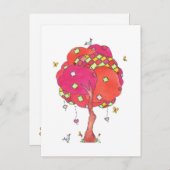 引っ越しましたカード、パッチ 案内ポストカード (正面/裏面)