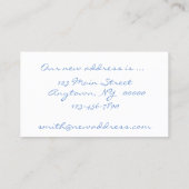 引っ越しましたカード 名刺 (裏面)