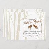 引っ越しましたカード 案内状 (正面/裏面)