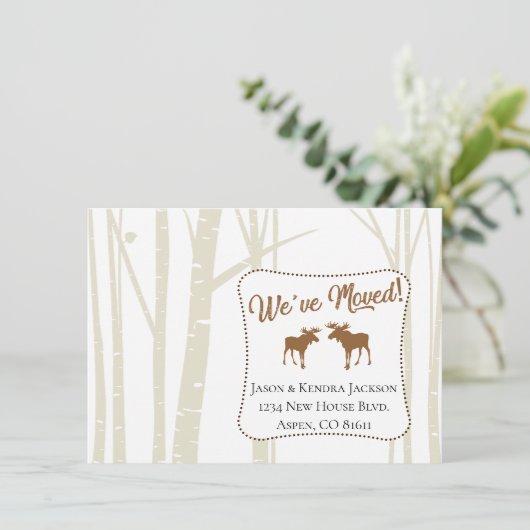 引っ越しましたカード 案内状 (スタンド正面)