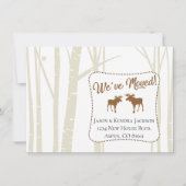 引っ越しましたカード 案内状 (正面)