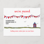 引っ越しましたキュイカスタムビーチハウス 案内ポストカード (正面)