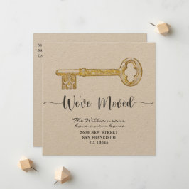 引っ越しましたクラフト鍵の移動発表 案内状