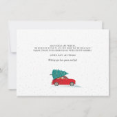 引っ越しましたクリスマスの祝日の新しい住所 案内状 (裏面)