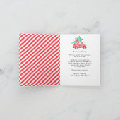 引っ越しましたクリスマスカーツリーレッドホリデームービング 案内状 (内部)