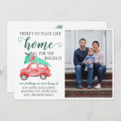 引っ越しましたクリスマスカーフォトホリデームービング 案内状 (正面/裏面)