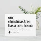 引っ越しましたクリスマスツリーは新しいホームムービングを持っている 案内状 (スタンド正面)
