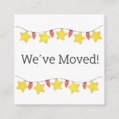 引っ越しましたクリスマスツリーライトエンクロージャカード エンクロージャーカード (正面)