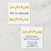 引っ越しましたクリスマスツリーライトエンクロージャカード エンクロージャーカード (正面/裏面)