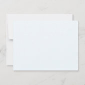 引っ越しましたクリスマスビレッジフラットムーブ 案内状 (裏面)