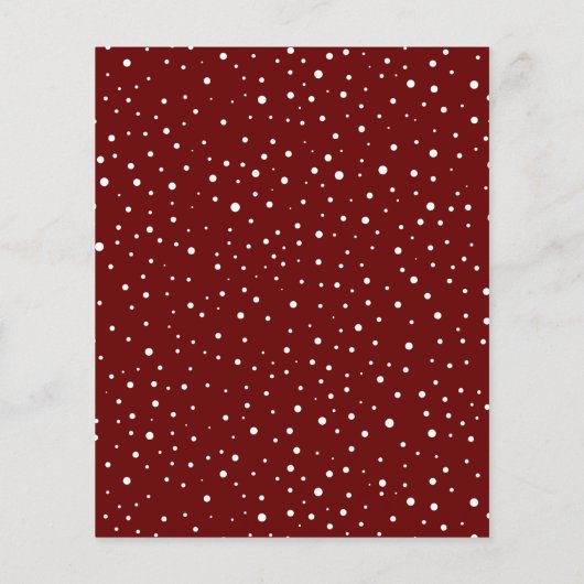 引っ越しましたクリスマスファミリーフォトコラージュホリデー (裏面)