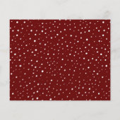 引っ越しましたクリスマスホリデーファミリーフォトコラージュ (裏面)